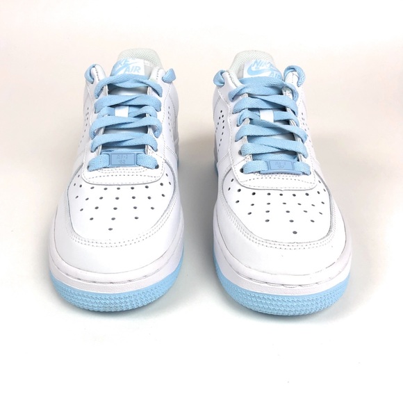 Nike Air Force 1 07 Pale Blue Shoe Retro 315115107 - Picture 4 of 8
